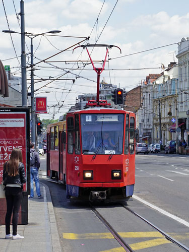 Belgrade KT4 Tram - www.spimplonpc.co.uk - Photo: ©Ian Boyle 17th May 2016