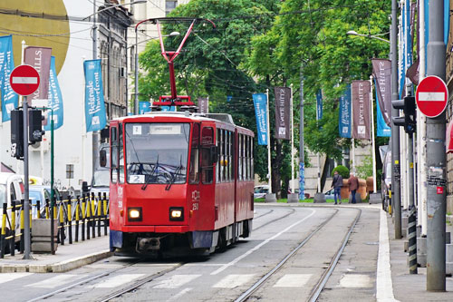 Belgrade KT4 Tram - www.spimplonpc.co.uk - Photo: ©Ian Boyle 17th May 2016