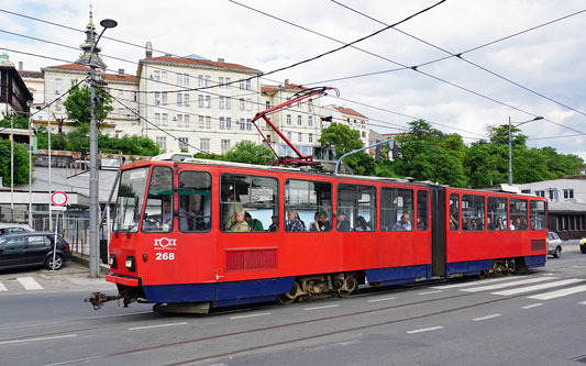 Belgrade KT4 Tram - www.spimplonpc.co.uk - Photo: ©Ian Boyle 17th May 2016