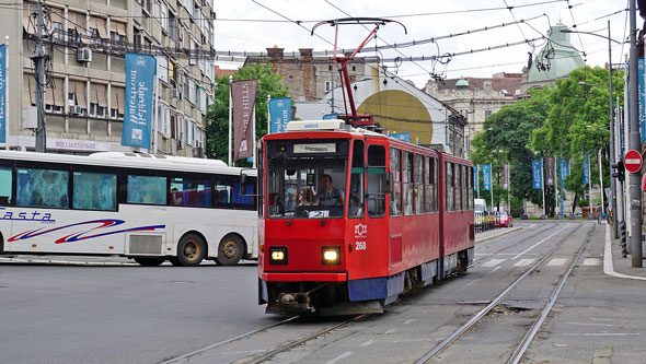 Belgrade KT4 Tram - www.spimplonpc.co.uk - Photo: ©Ian Boyle 17th May 2016