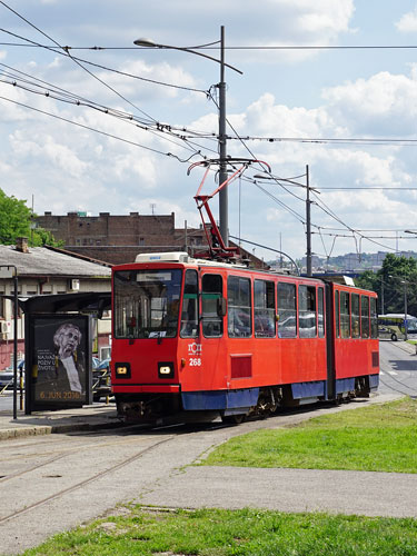 Belgrade KT4 Tram - www.spimplonpc.co.uk - Photo: ©Ian Boyle 17th May 2016