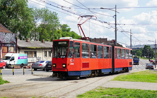 Belgrade KT4 Tram - www.spimplonpc.co.uk - Photo: ©Ian Boyle 17th May 2016