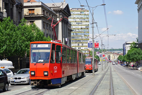 Belgrade KT4 Tram - www.spimplonpc.co.uk - Photo: ©Ian Boyle 17th May 2016