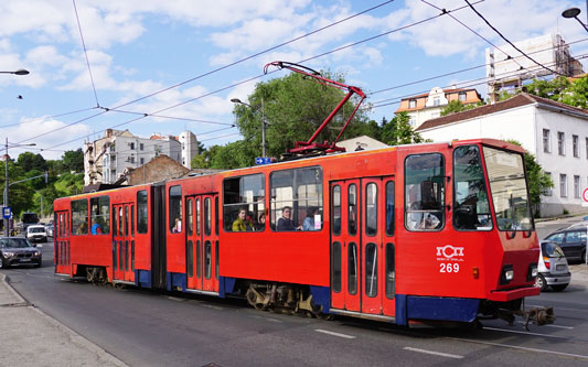 Belgrade KT4 Tram - www.spimplonpc.co.uk - Photo: ©Ian Boyle 17th May 2016