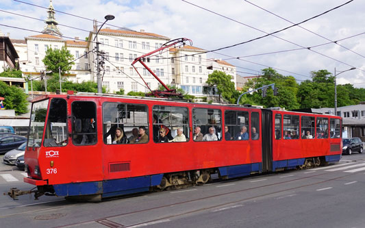 Belgrade KT4 Tram - www.spimplonpc.co.uk - Photo: ©Ian Boyle 17th May 2016