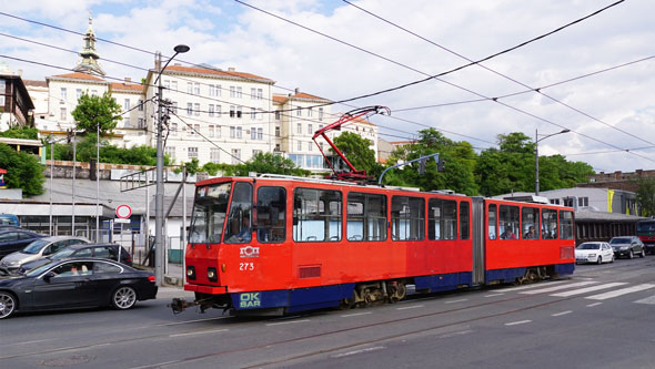 Belgrade KT4 Tram - www.spimplonpc.co.uk - Photo: ©Ian Boyle 17th May 2016