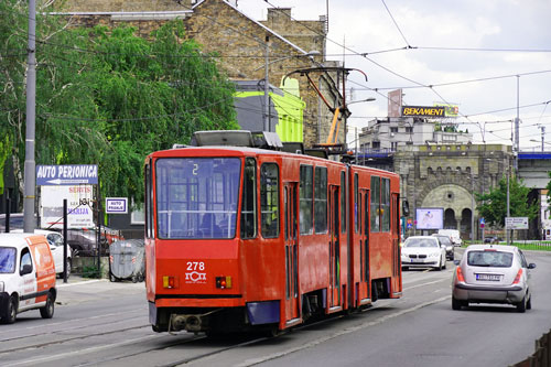 Belgrade KT4 Tram - www.spimplonpc.co.uk - Photo: ©Ian Boyle 17th May 2016