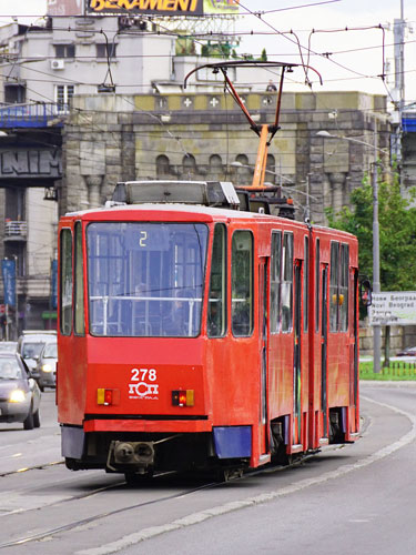 Belgrade KT4 Tram - www.spimplonpc.co.uk - Photo: ©Ian Boyle 17th May 2016