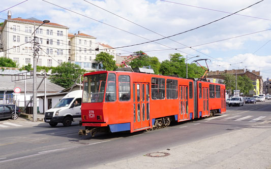 Belgrade KT4 Tram - www.spimplonpc.co.uk - Photo: ©Ian Boyle 17th May 2016