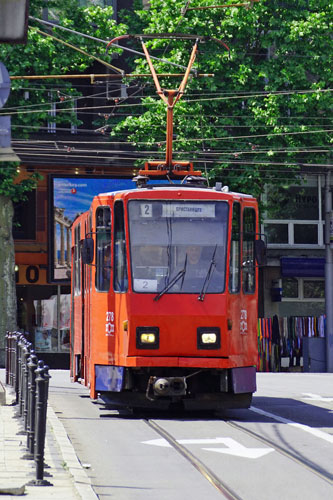 Belgrade KT4 Tram - www.spimplonpc.co.uk - Photo: ©Ian Boyle 17th May 2016