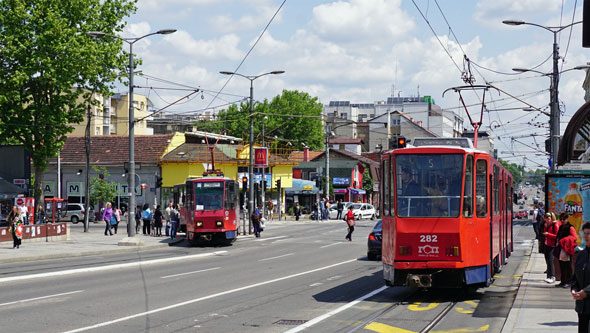 Belgrade KT4 Tram - www.spimplonpc.co.uk - Photo: ©Ian Boyle 17th May 2016