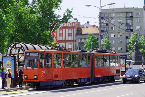 Belgrade KT4 Tram - www.spimplonpc.co.uk - Photo: ©Ian Boyle 17th May 2016