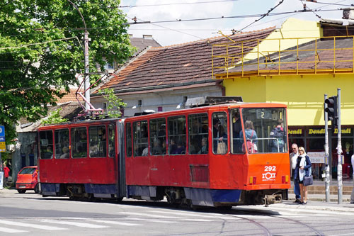 Belgrade KT4 Tram - www.spimplonpc.co.uk - Photo: ©Ian Boyle 17th May 2016