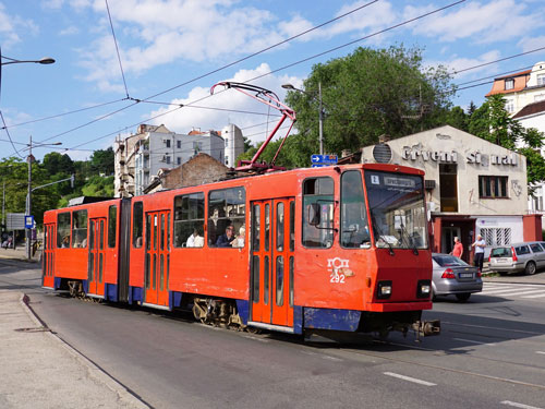 Belgrade KT4 Tram - www.spimplonpc.co.uk - Photo: ©Ian Boyle 17th May 2016