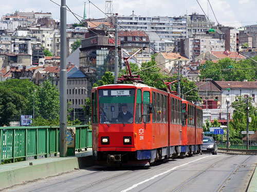 Belgrade KT4 Tram - www.spimplonpc.co.uk - Photo: ©Ian Boyle 17th May 2016