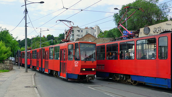 Belgrade KT4 Tram - www.spimplonpc.co.uk - Photo: ©Ian Boyle 17th May 2016