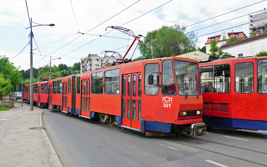 Belgrade KT4 Tram - www.spimplonpc.co.uk - Photo: ©Ian Boyle 17th May 2016