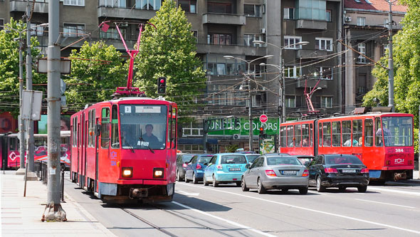 Belgrade KT4 Tram - www.spimplonpc.co.uk - Photo: ©Ian Boyle 17th May 2016