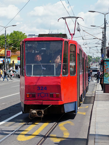 Belgrade KT4 Tram - www.spimplonpc.co.uk - Photo: ©Ian Boyle 17th May 2016