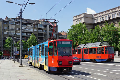 Belgrade KT4 Tram - www.spimplonpc.co.uk - Photo: ©Ian Boyle 17th May 2016