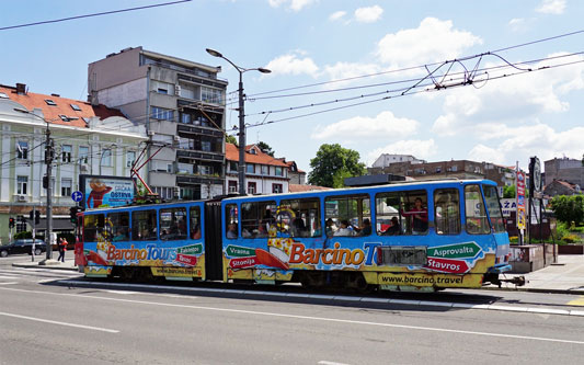 Belgrade KT4 Tram - www.spimplonpc.co.uk - Photo: ©Ian Boyle 17th May 2016