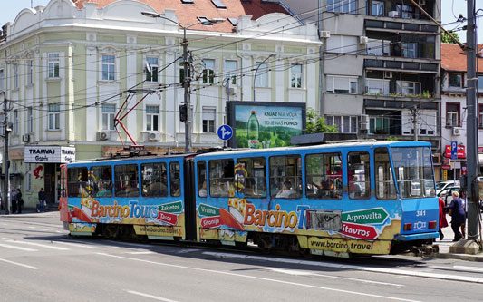 Belgrade KT4 Tram - www.spimplonpc.co.uk - Photo: ©Ian Boyle 17th May 2016