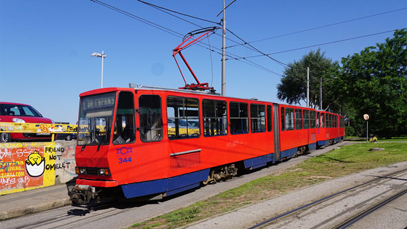 Belgrade KT4 Tram - www.spimplonpc.co.uk - Photo: ©Ian Boyle 17th May 2016