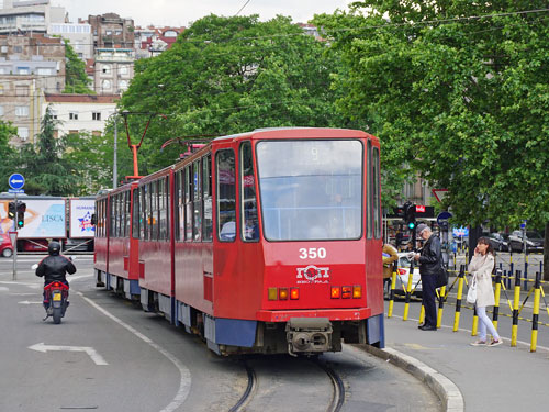 Belgrade KT4 Tram - www.spimplonpc.co.uk - Photo: ©Ian Boyle 17th May 2016