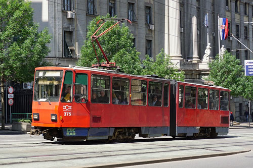 Belgrade KT4 Tram - www.spimplonpc.co.uk - Photo: ©Ian Boyle 17th May 2016