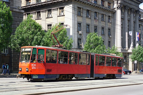 Belgrade KT4 Tram - www.spimplonpc.co.uk - Photo: ©Ian Boyle 17th May 2016