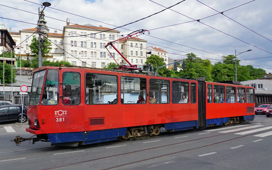 Belgrade KT4 Tram - www.spimplonpc.co.uk - Photo: ©Ian Boyle 17th May 2016