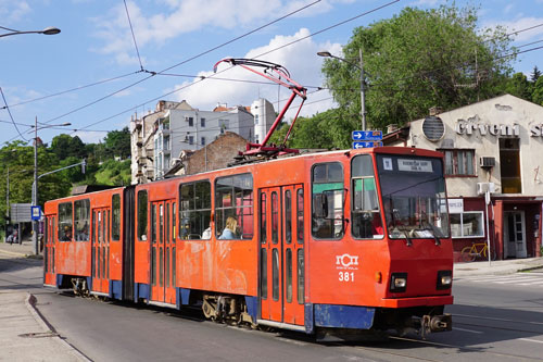 Belgrade KT4 Tram - www.spimplonpc.co.uk - Photo: ©Ian Boyle 17th May 2016