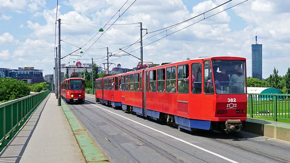 Belgrade KT4 Tram - www.spimplonpc.co.uk - Photo: ©Ian Boyle 17th May 2016