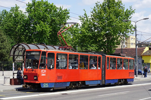 Belgrade KT4 Tram - www.spimplonpc.co.uk - Photo: ©Ian Boyle 17th May 2016