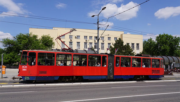 Belgrade KT4 Tram - www.spimplonpc.co.uk - Photo: ©Ian Boyle 17th May 2016