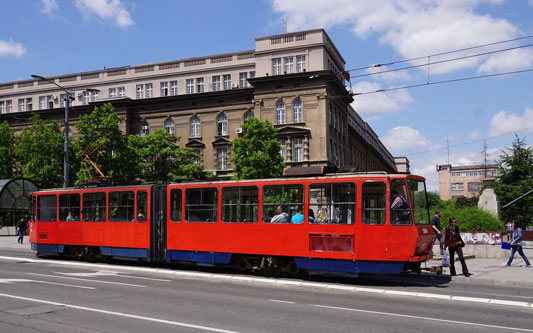 Belgrade KT4 Tram - www.spimplonpc.co.uk - Photo: ©Ian Boyle 17th May 2016