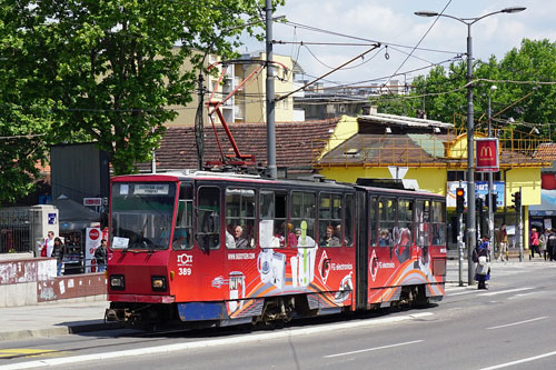 Belgrade KT4 Tram - www.spimplonpc.co.uk - Photo: ©Ian Boyle 17th May 2016