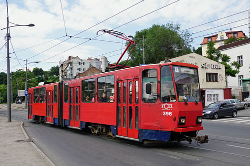 Belgrade KT4 Tram - www.spimplonpc.co.uk - Photo: ©Ian Boyle 17th May 2016