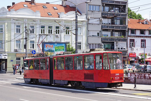 Belgrade KT4 Tram - www.spimplonpc.co.uk - Photo: ©Ian Boyle 17th May 2016