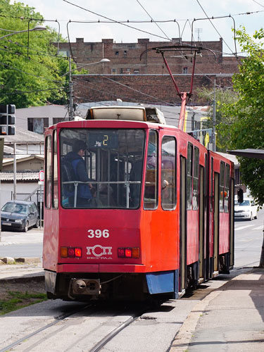 Belgrade KT4 Tram - www.spimplonpc.co.uk - Photo: ©Ian Boyle 17th May 2016