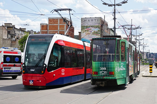 Belgrade KT4 Tram - www.spimplonpc.co.uk - Photo: ©Ian Boyle 17th May 2016