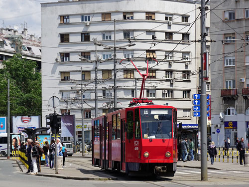 Belgrade KT4 Tram - www.spimplonpc.co.uk - Photo: ©Ian Boyle 17th May 2016