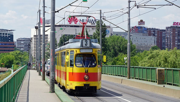 Belgrade ex-Basel Be4/6 Tram - www.spimplonpc.co.uk - Photo: ©Ian Boyle 17th May 2016