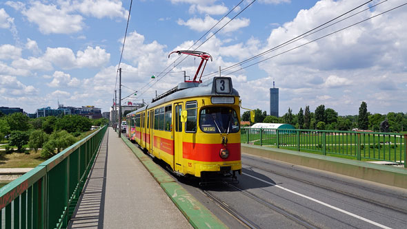 Belgrade ex-Basel Be4/6 Tram - www.spimplonpc.co.uk - Photo: ©Ian Boyle 17th May 2016