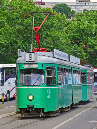 Belgrade ex-Basel Be4/6 Tram - www.spimplonpc.co.uk - Photo: ©Ian Boyle 17th May 2016