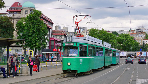 Belgrade ex-Basel Be4/6 Tram - www.spimplonpc.co.uk - Photo: ©Ian Boyle 17th May 2016