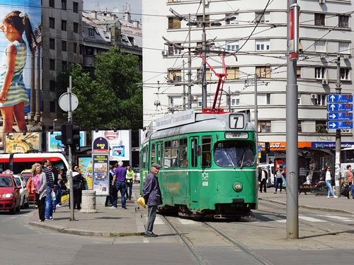 Belgrade ex-Basel Be4/6 Tram - www.spimplonpc.co.uk - Photo: ©Ian Boyle 17th May 2016