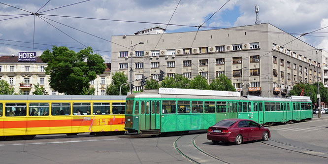 Belgrade ex-Basel Be4/6 Tram - www.spimplonpc.co.uk - Photo: ©Ian Boyle 17th May 2016