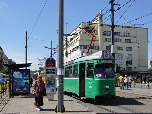 Belgrade ex-Basel Be4/6 Tram - www.spimplonpc.co.uk - Photo: ©Ian Boyle 17th May 2016