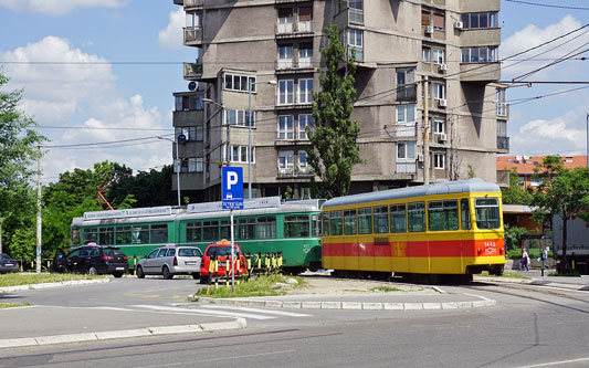 Belgrade ex-Basel Be4/6 Tram - www.spimplonpc.co.uk - Photo: ©Ian Boyle 17th May 2016